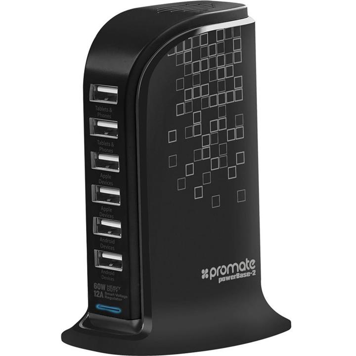 شارژر رومیزی پرومیت مدل powerBase-2 Promate powerBase-2 Desktop Charger